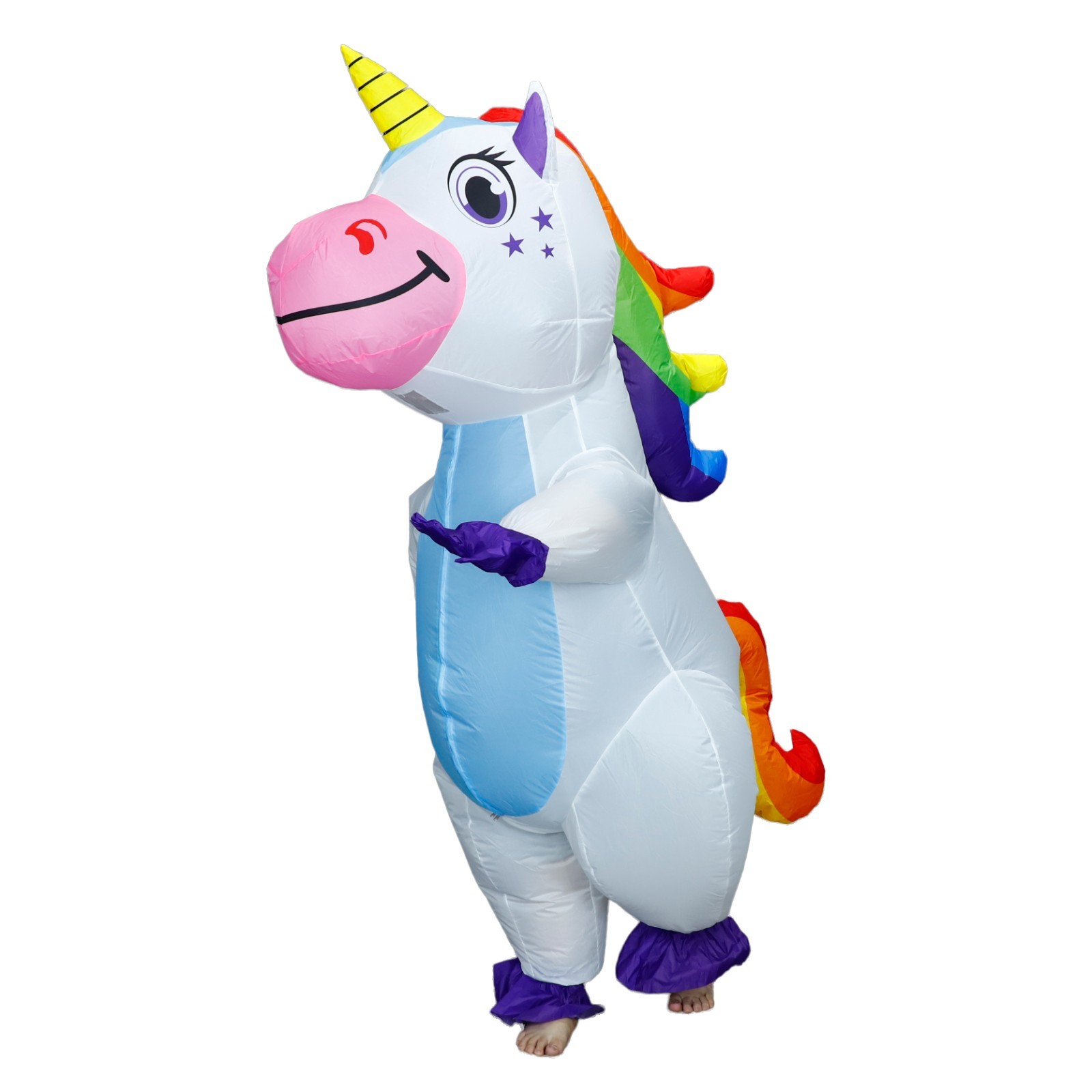 Giant Unicorn Inflatable Costume Adult Blow Up for Events & Party Cosplay Outfit
