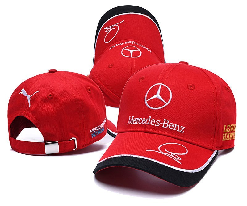 Mercedes-Benz Embroidered Logo hat Baseball cap Golf hat Adjustable Free Tax