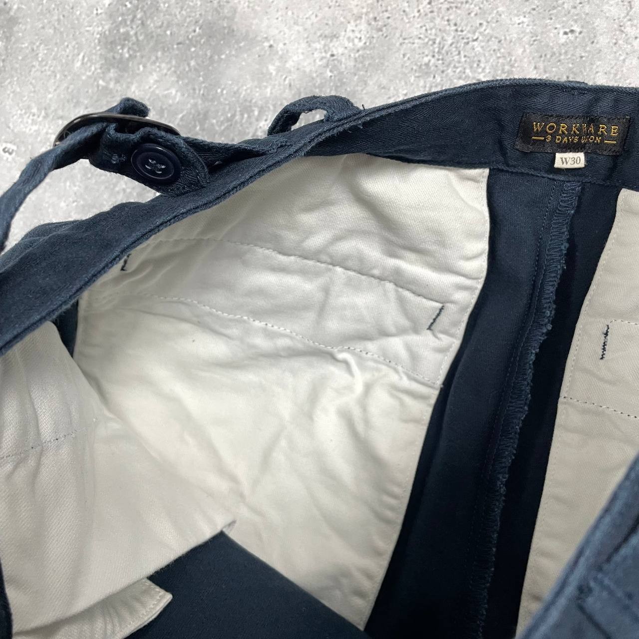 Workware 3 Days Out Heritage HBT Trousers Faded Blue Size W30