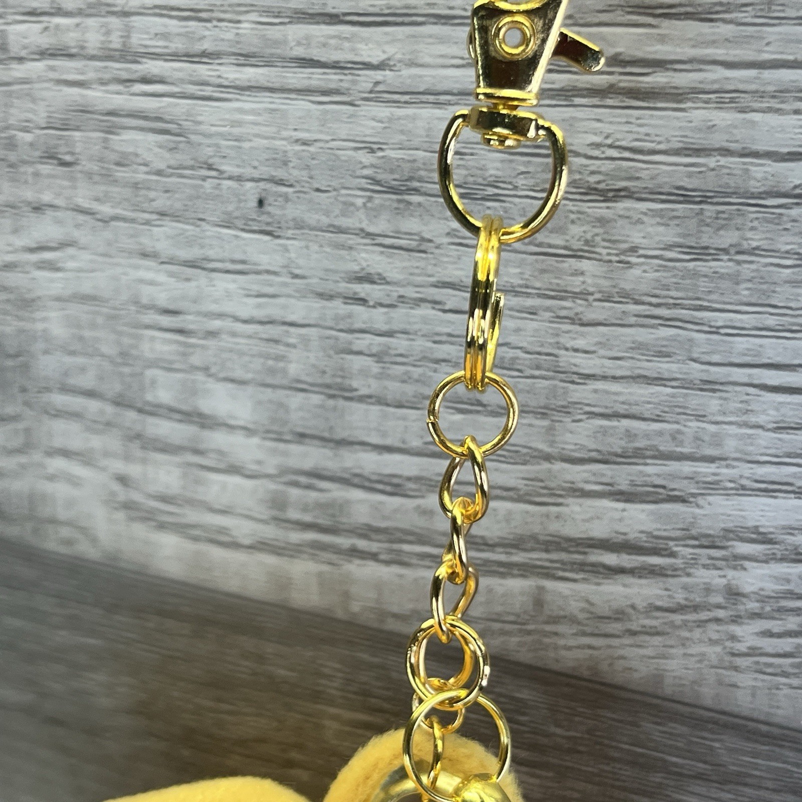 Winnie the Pooh OOAK Toy Bag Charm Keychain Handmade Ornament Vintage Plush