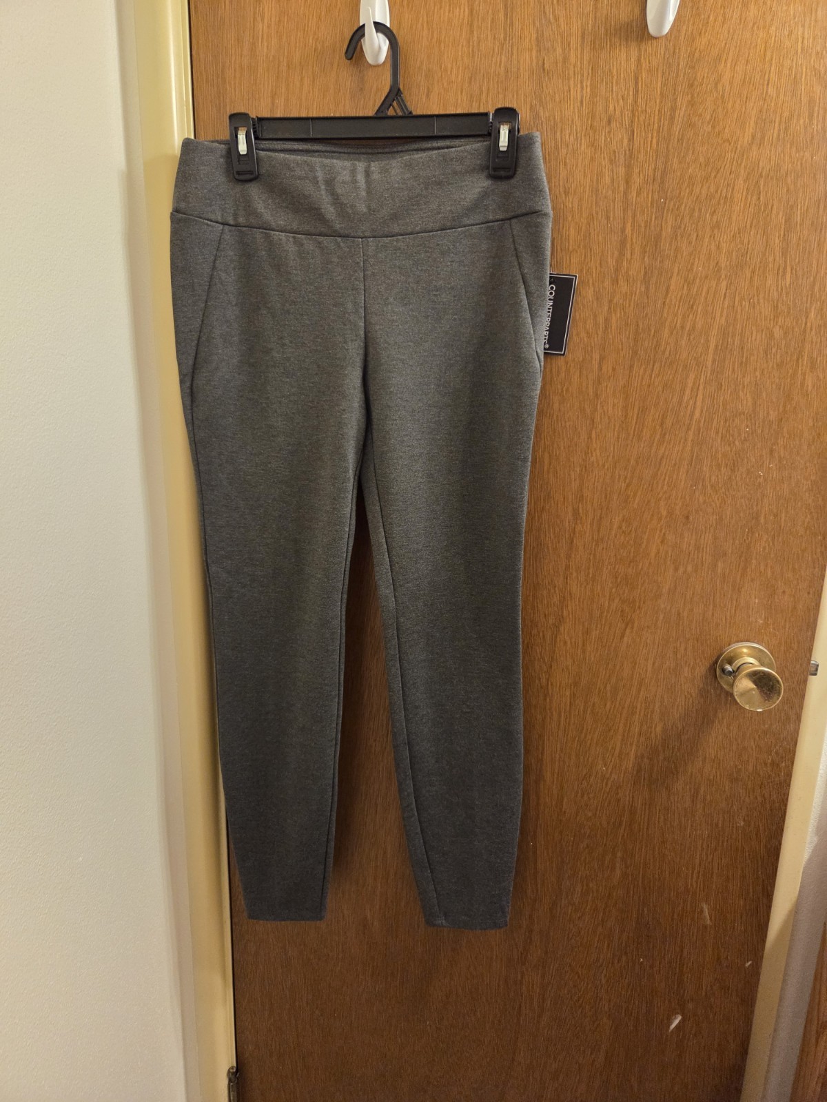 Counterparts Womens Medium M Heather Gray Pull On Pants New See Description
