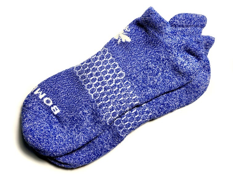 4-Pack (4 pairs) Bombas Marls Ankle Socks – Violet – Women’s Medium