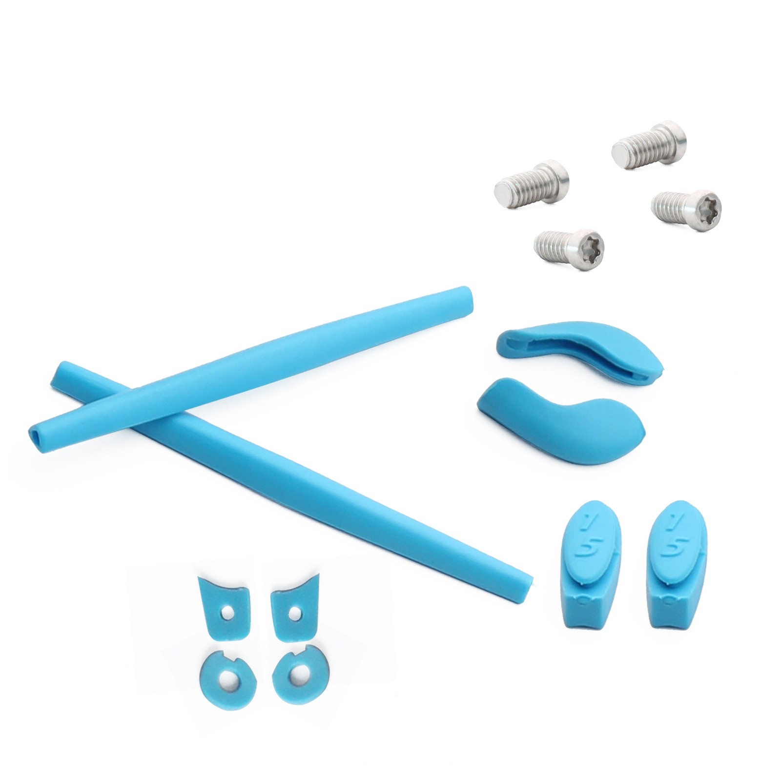 Rubber Kit Temple Arm Ear Socks/Leg & Nose Pad Nose Holder Set for-Oakley Juliet