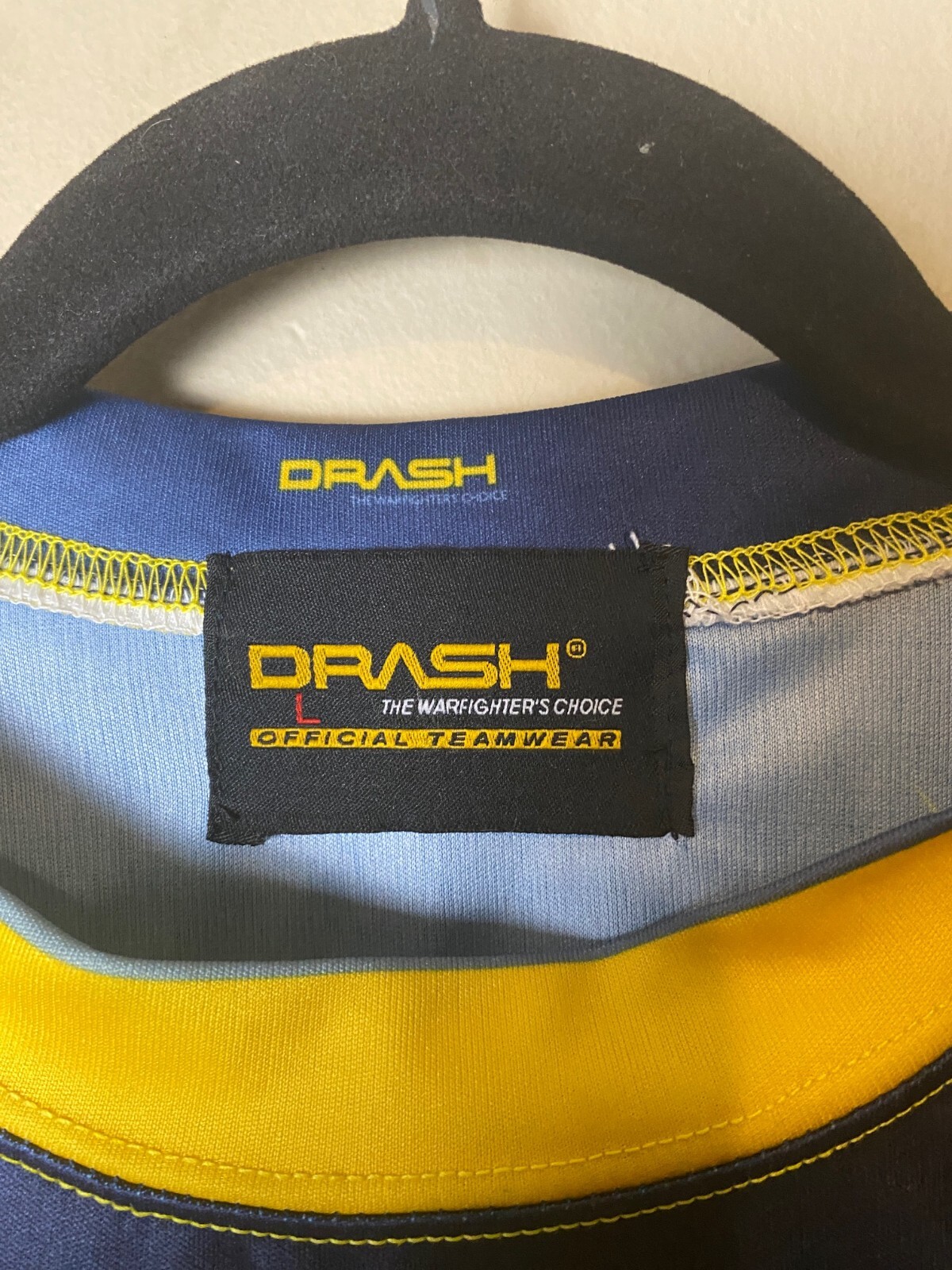 U.S NAVY UNITED STATES Drash War Fighter Choice Team Wear Jersey Shirt SZ L- New