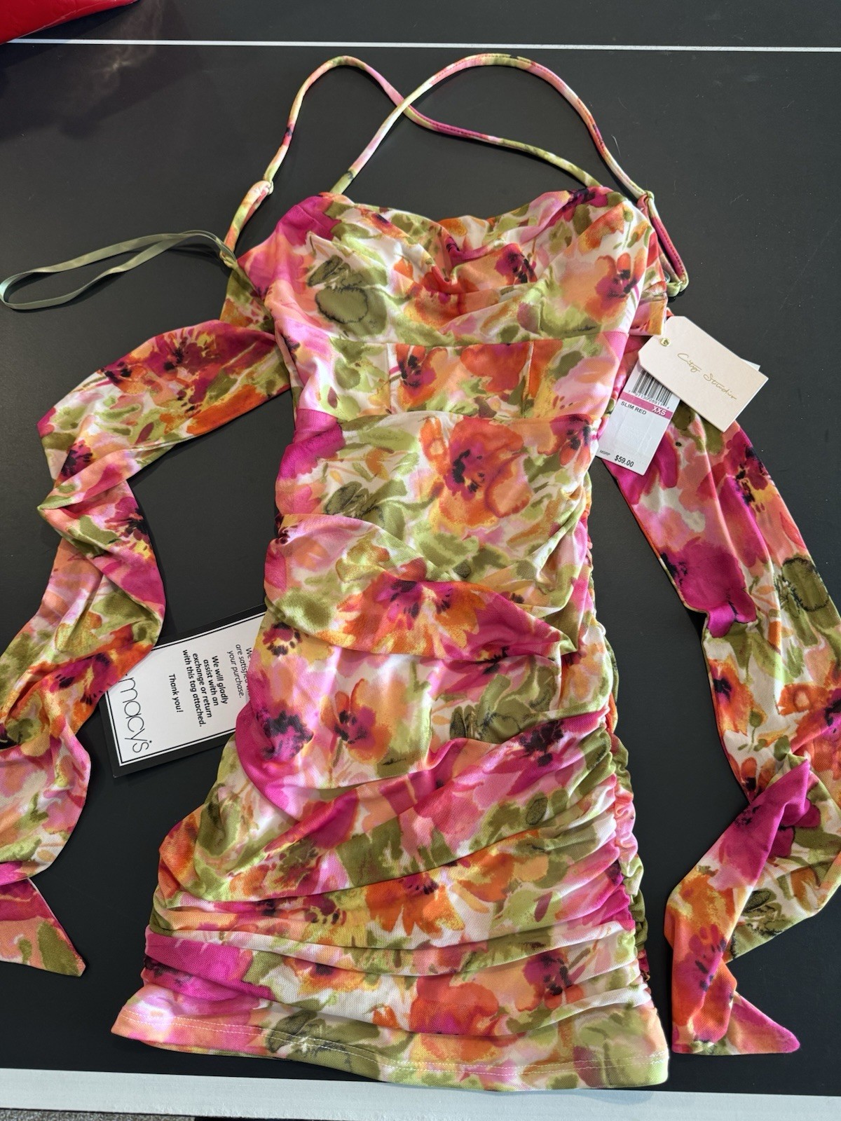 New With Tag City Studio Colorful Party Dress XXS