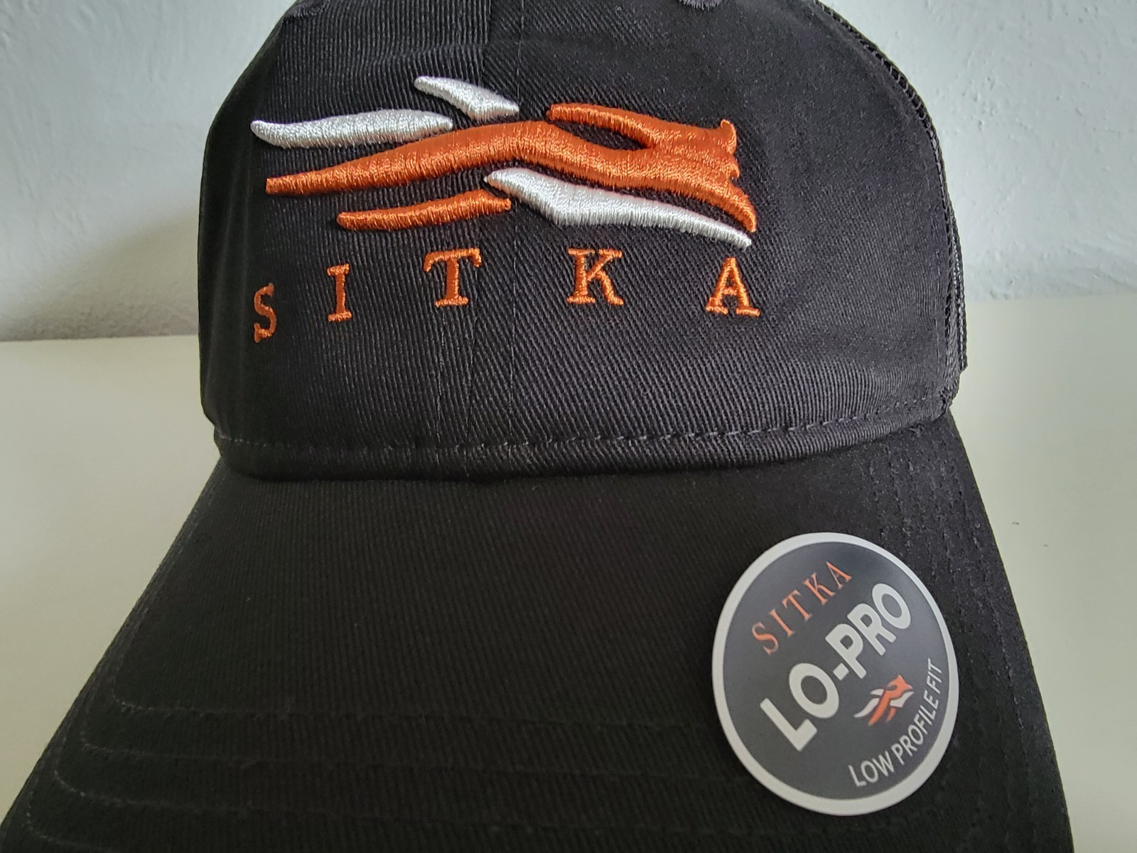 SITKA Icon Lo Pro Cap Hat Hunting Black Low Profile One Size Trucker Hat NWT