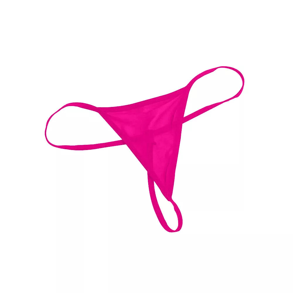 Sexy Womens Solid Cotton V-String Thong Lingerie Underwear Panty