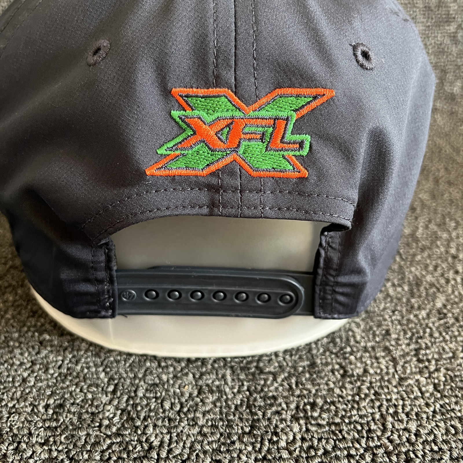 ’47 Football Seattle Dragons Snapback Structured Adjustable Grey Orange Green Ba