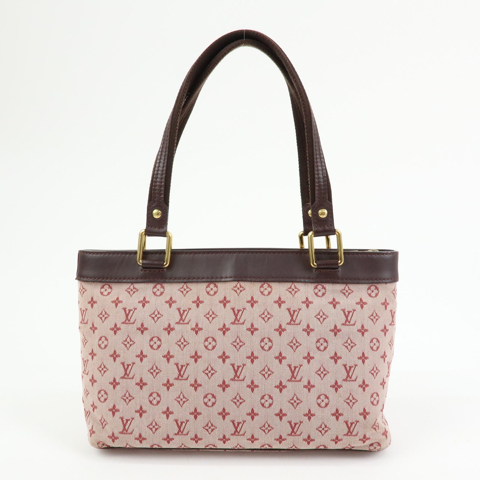 Louis Vuitton Monogram Mini Lucille PM Hand Bag Cerise M92678 Authentic Used F/S