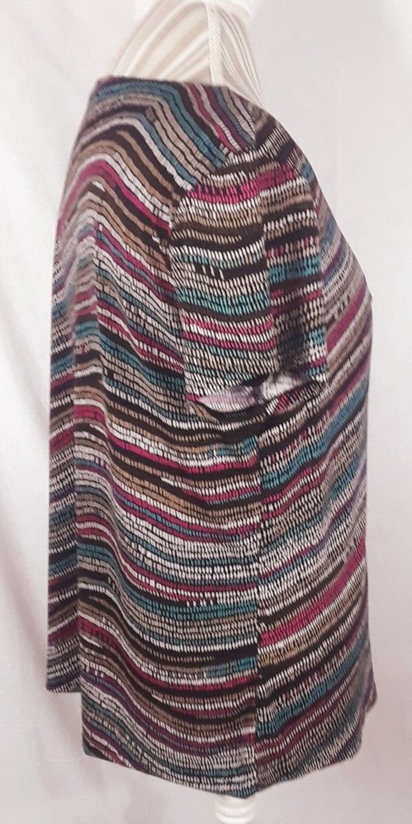 TA 1-23 GEORGE Stretch multicolor XL ladies short sleeve top
