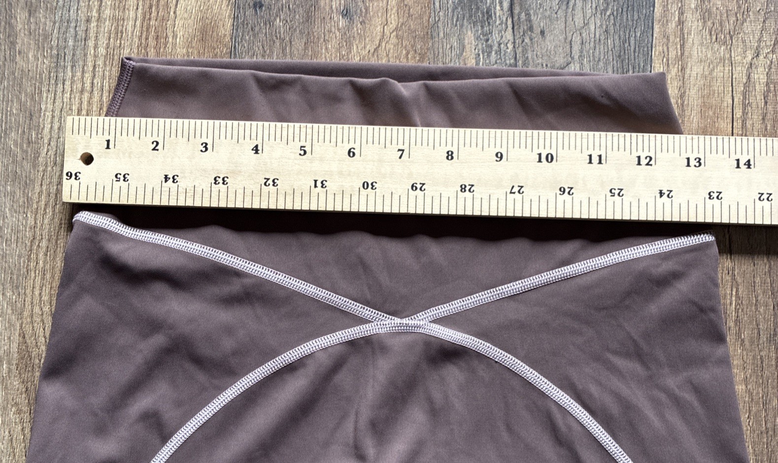 OFFLINE by Aerie Goals 7/8 High Rise Leggings Brown Contrast Stitch Size Small M