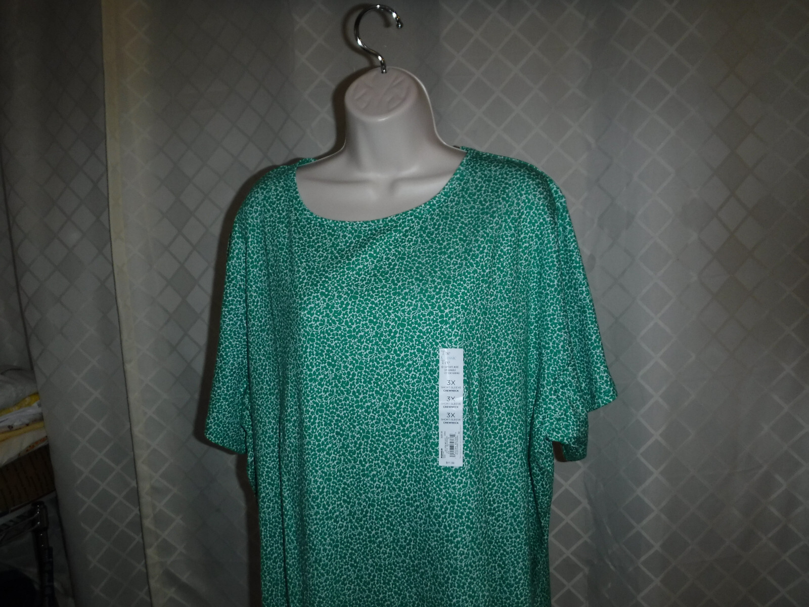 Size Plus Short Sleeve Women’s T-Shirts ,3X,2X,1X,0X,Croft & Barrow Multi Color