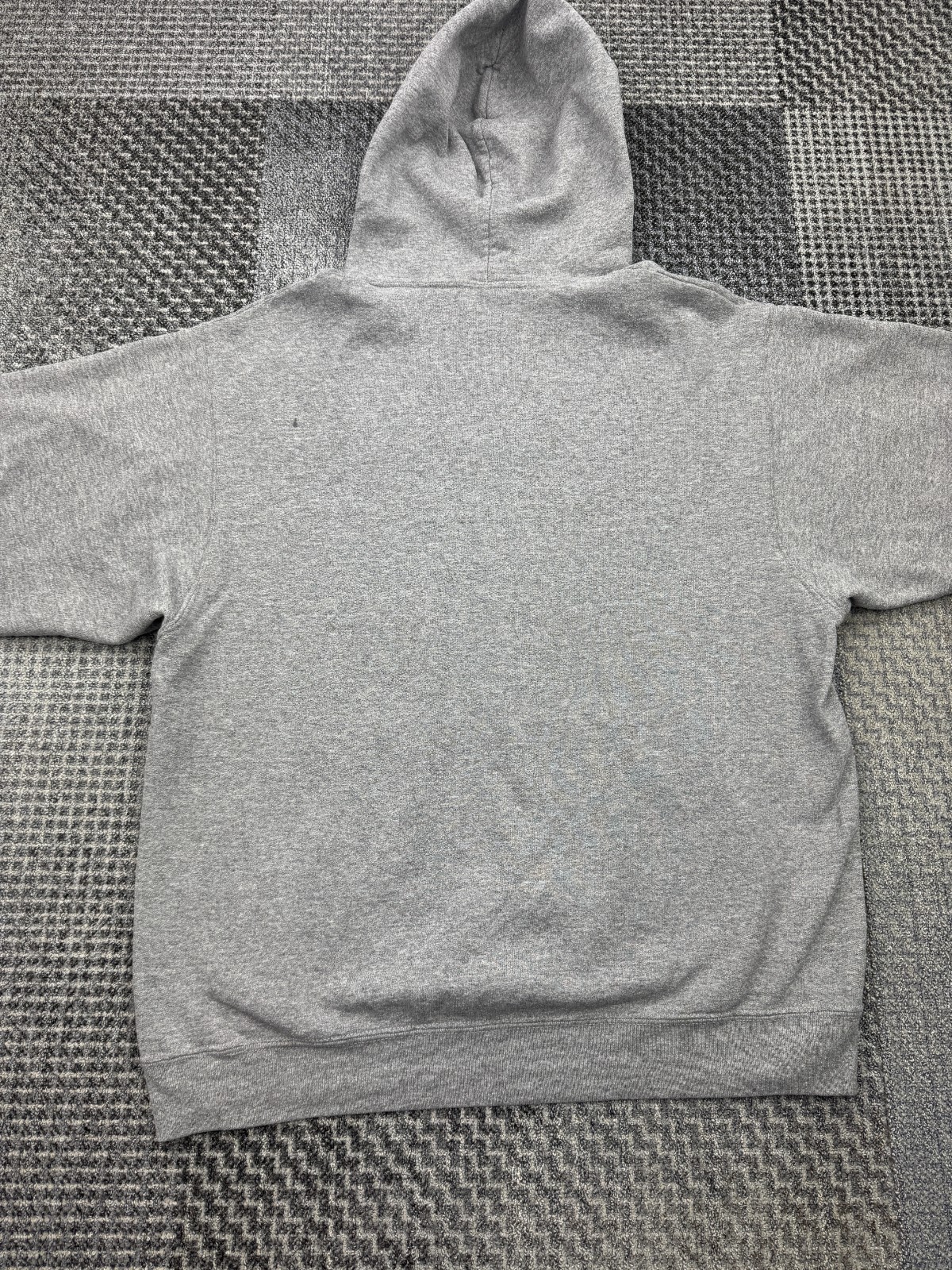 Utah Utes Graphic Grey Unisex- Large Hoodie Cotton Blend Machine Washable