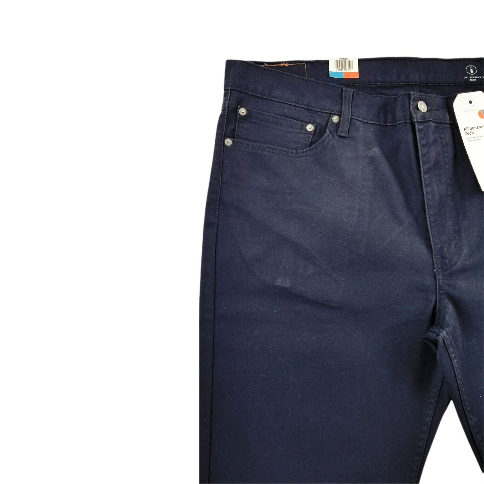 Levi’s 511 Slim Fit Jeans Men’s Stretch All Seasons Mid Rise Zip Dark Wash Pants