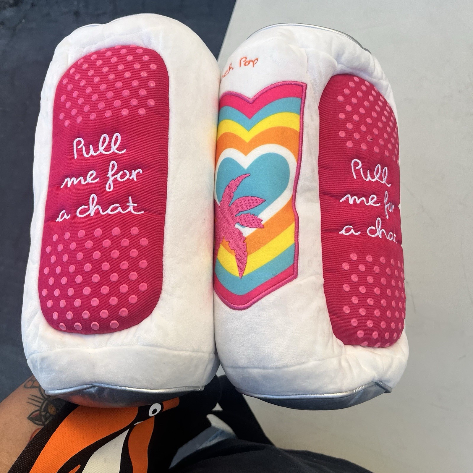 Poppi x Love Island Punch Pop Merch Can Slippers Netflix