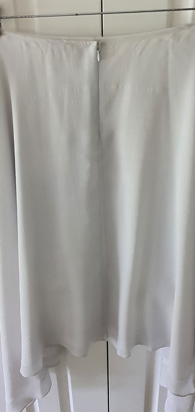 MAGASCHONI SILK SKIRT PALE BLUE FULLY LINED size 10 – NWT