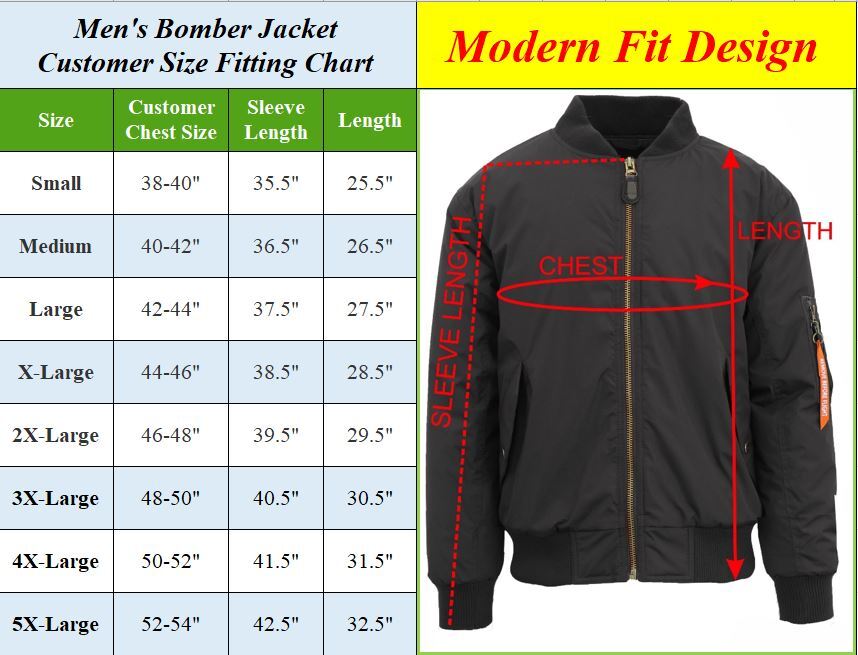 Mens Heavy Weight MA-1 Flight Bomber Jacket Full Zip Outerwear Coat Colors NWT