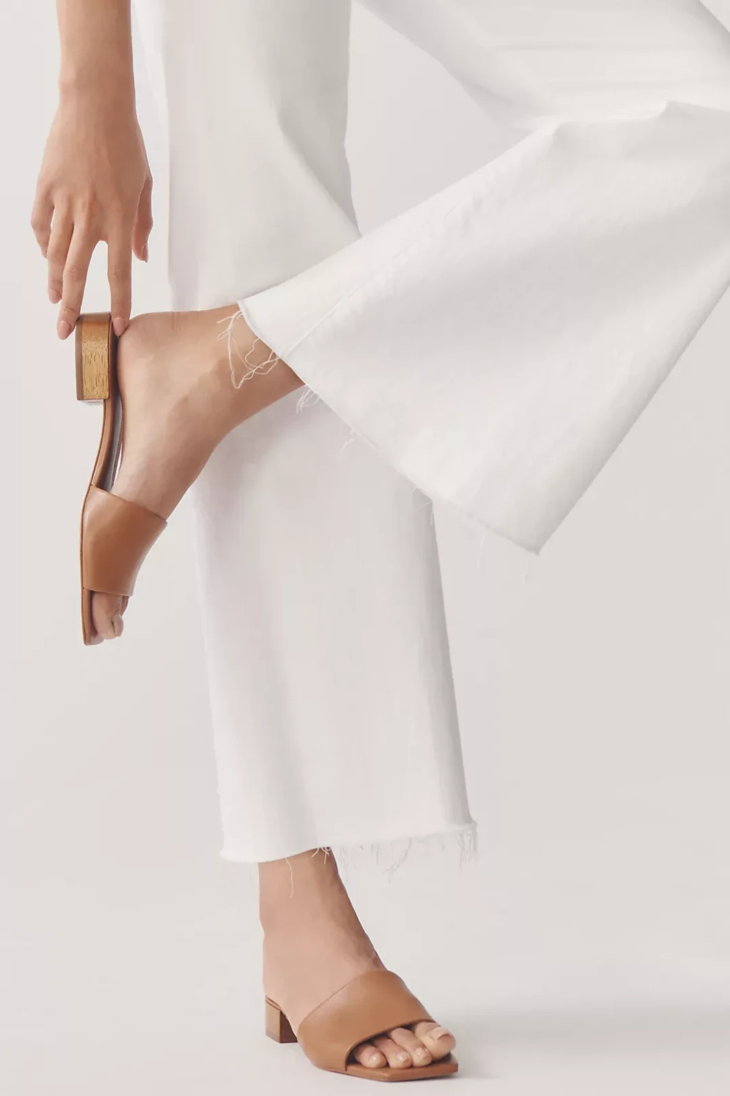 Anthropologie MOTHER The Hustler Roller High-Rise Ankle Jeans