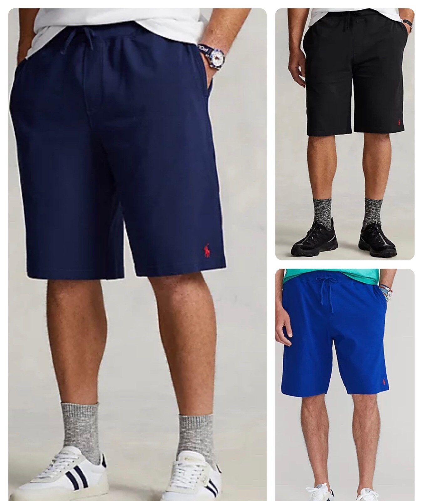 POLO RALPH LAUREN Men’s Big & Tall Cotton Mesh Shorts NWOT $89.50