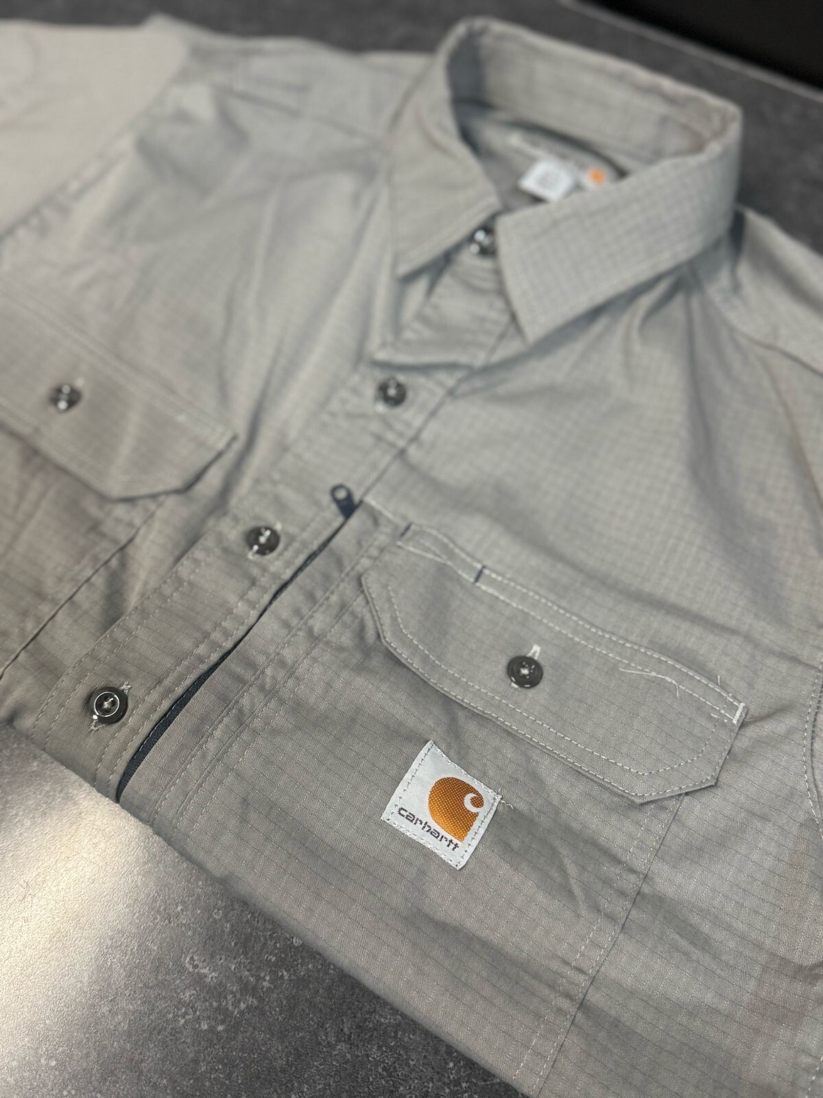 Carhartt Men’s Short Sleeve Shirt, Grey
