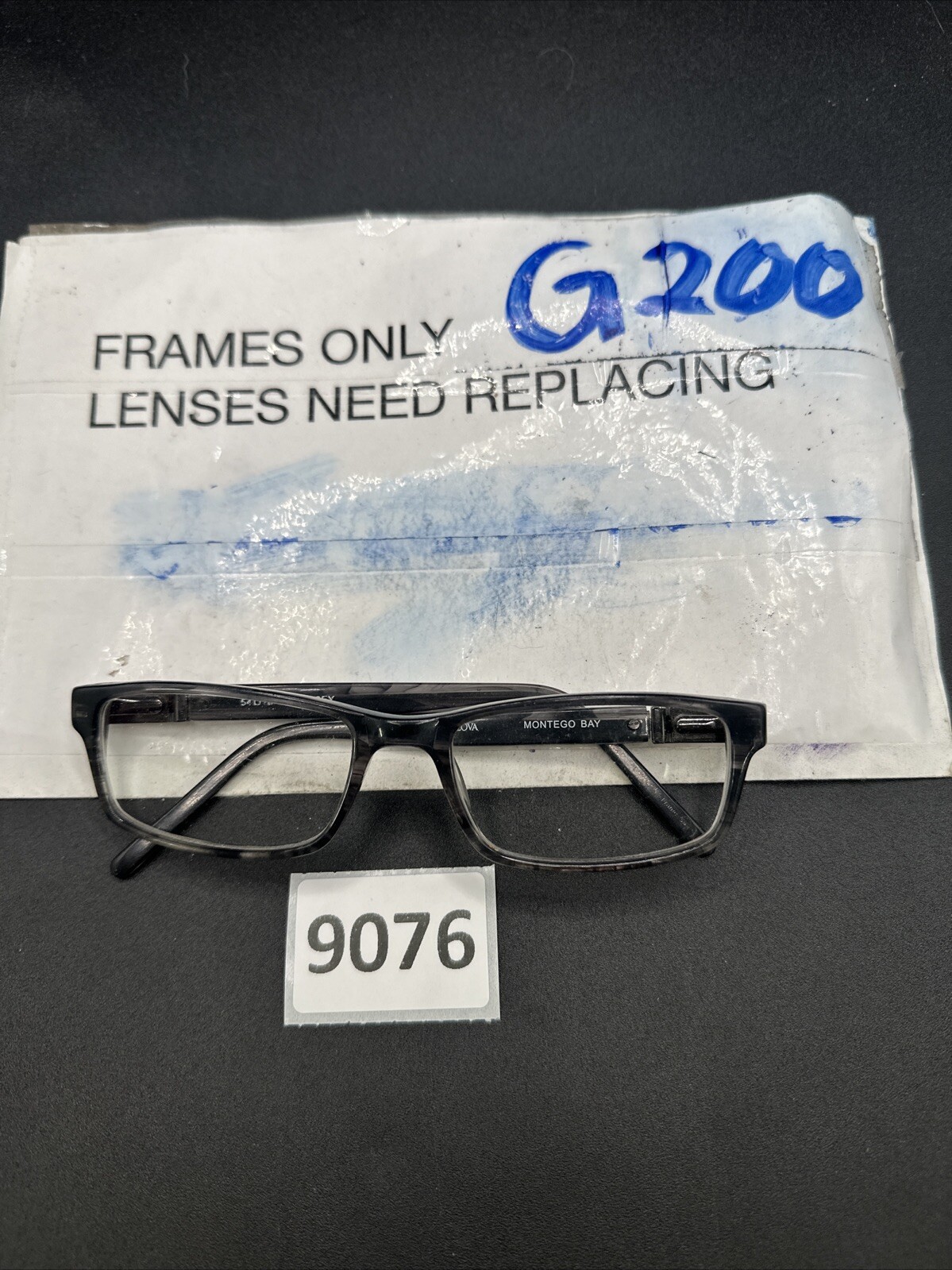 Bulova Montego Bay Eyeglasses Glasses 54-18-140 Frames Only Grey G200