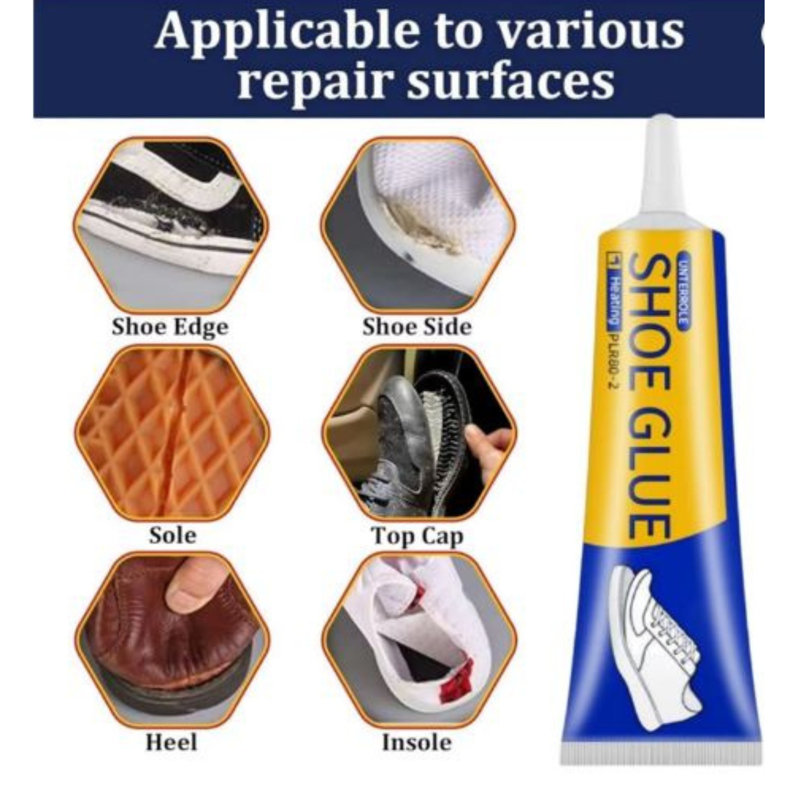 Shoe Repair Glue Waterproof Epoxy Resin Adhesive Sole Fix Leather Rubber Lot