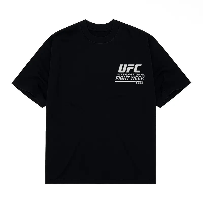 International Fight Week Crew Neck T-Shirt, MMA streetwear gift graphic t-shirt