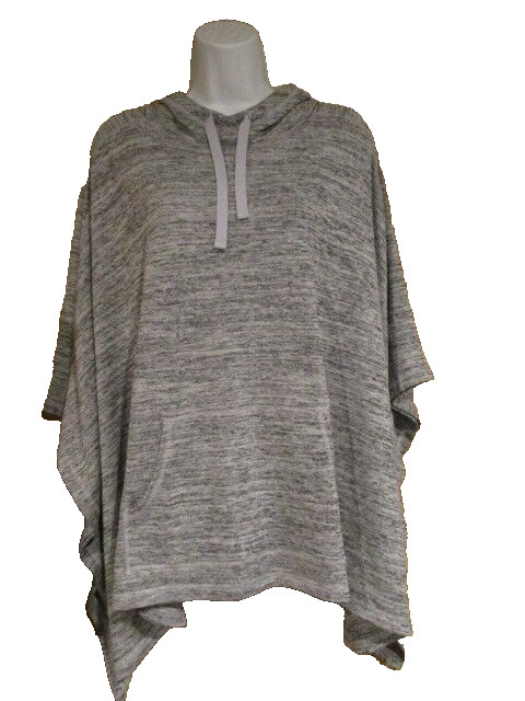 XERSION Pepper Gray Hoodie Cover Up w/Kangaroo Pouch Size MT Polyester/Spandex