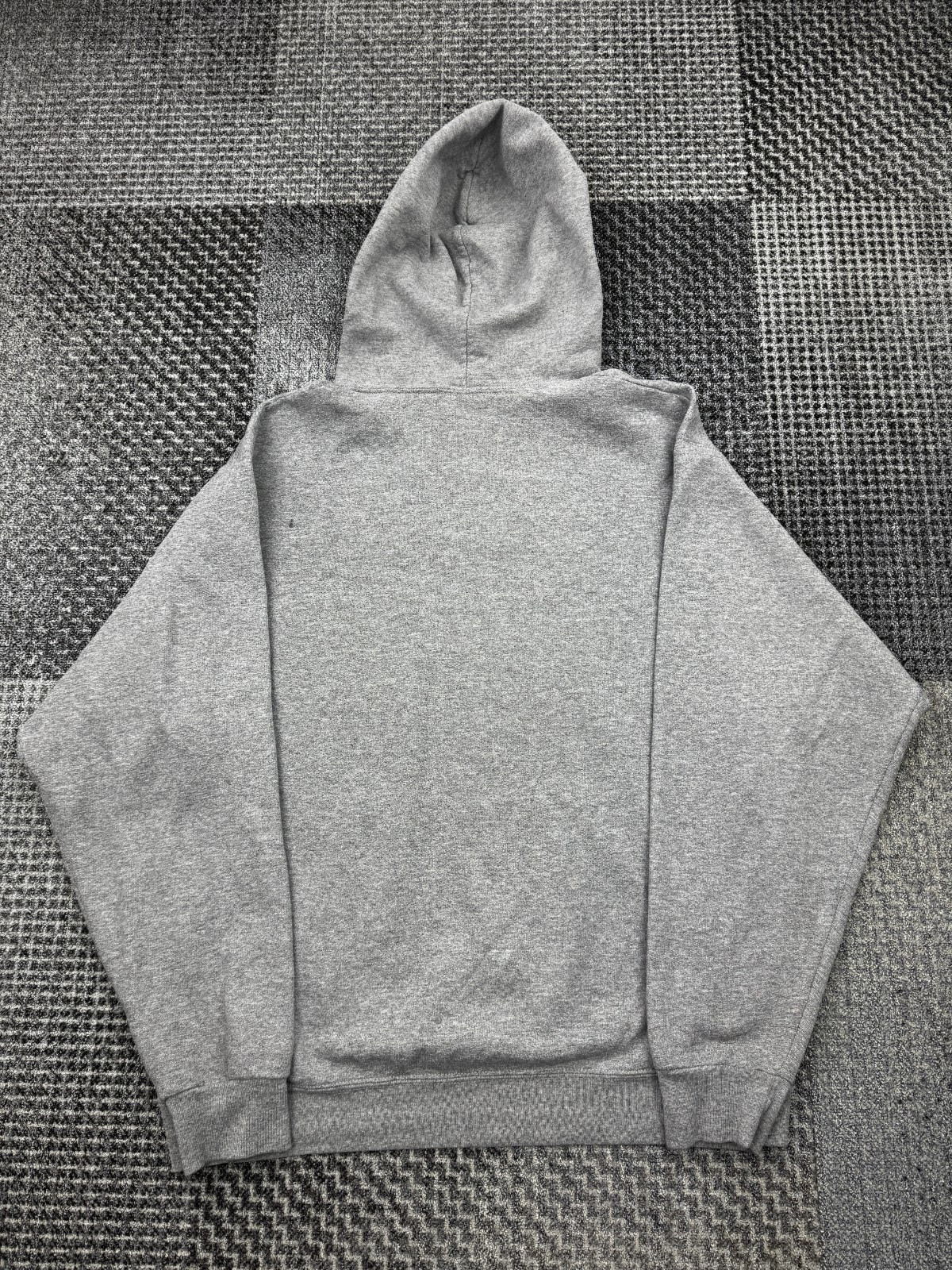 Utah Utes Graphic Grey Unisex- Large Hoodie Cotton Blend Machine Washable