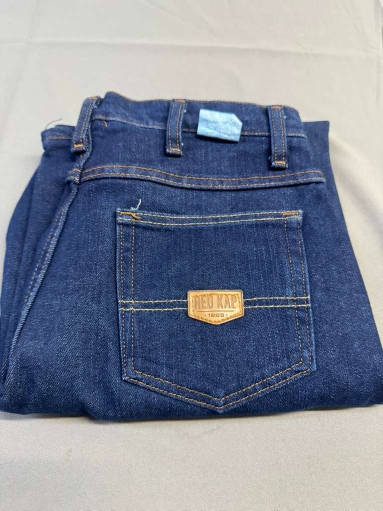 Red Kap PD90 Men’s Dura-Kap Flex Work Jeans – Prewashed Indigo