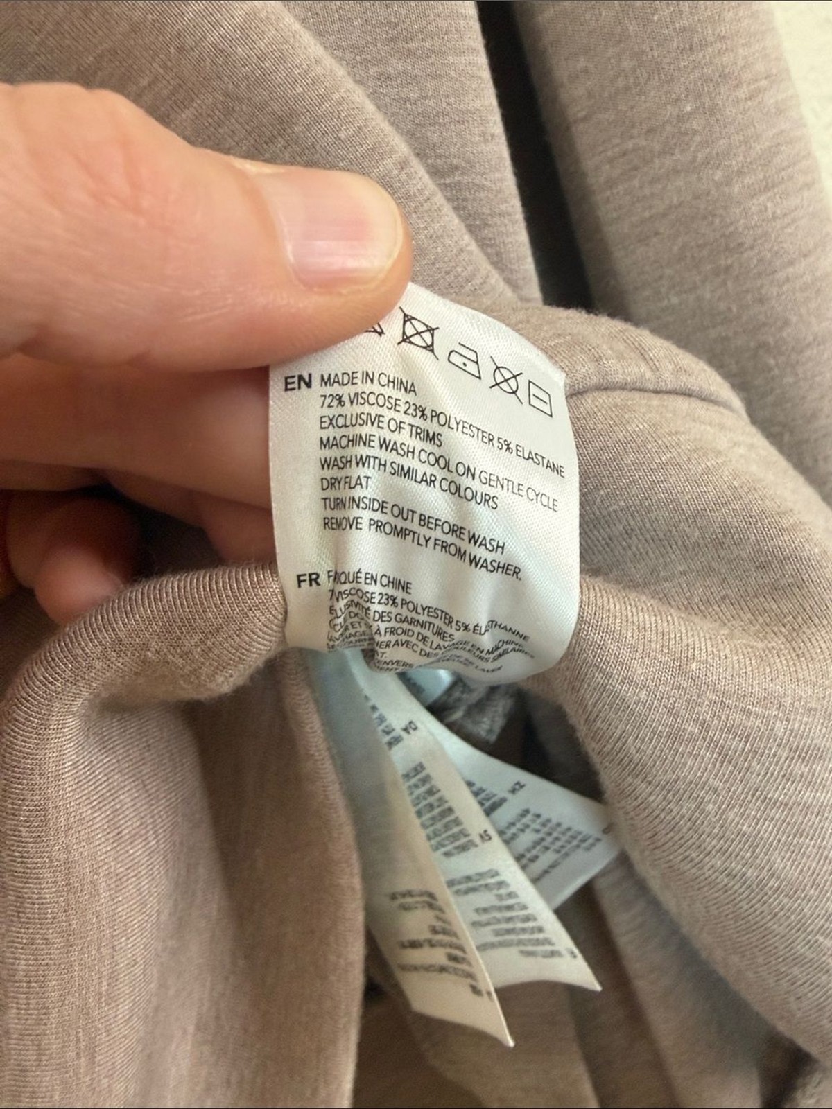 Varley Priya longline sweatshirt cowl neck women’s large EUC