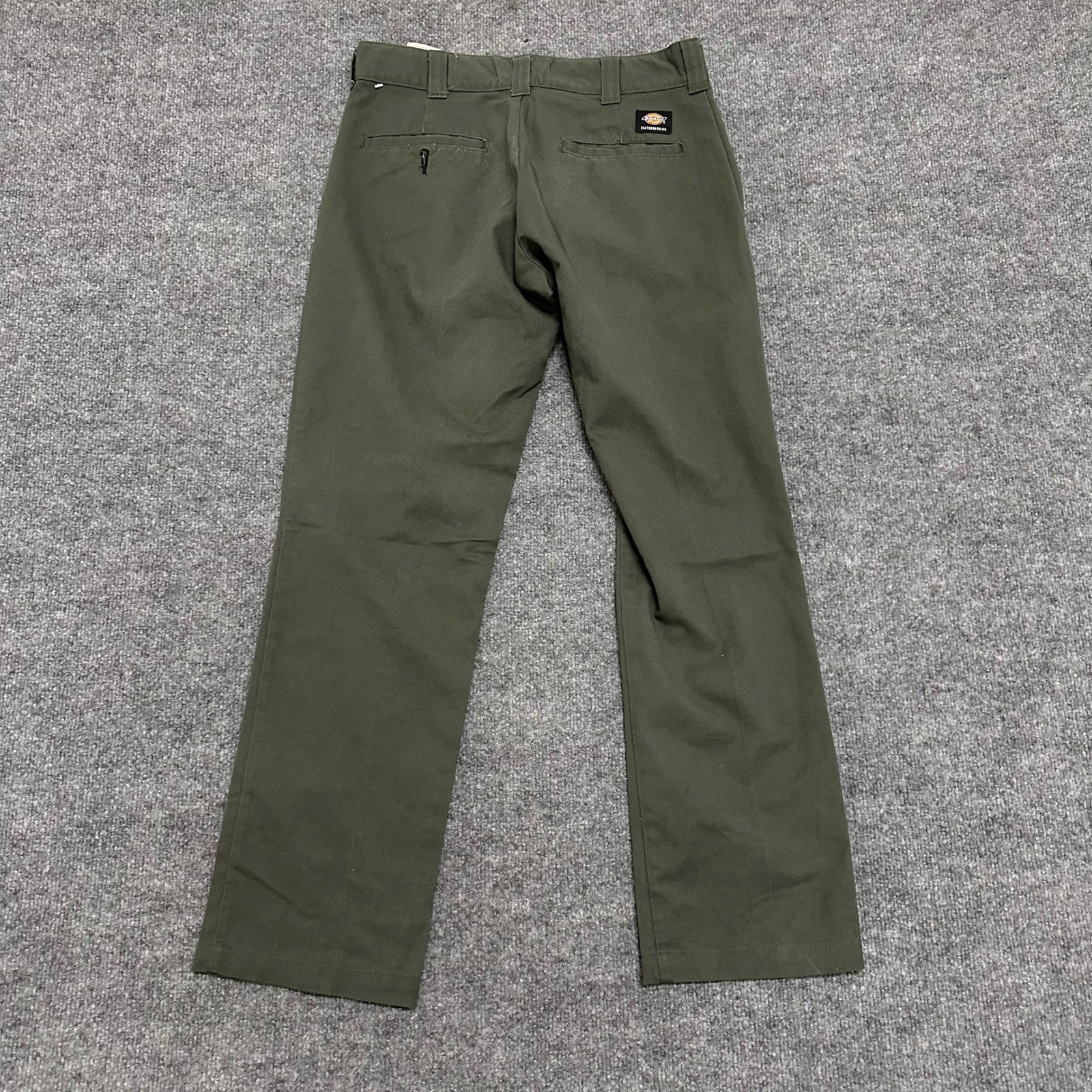 Dickies Pants Mens Size 30×30 Olive Green Skateboarding Slim Straight Chino Work