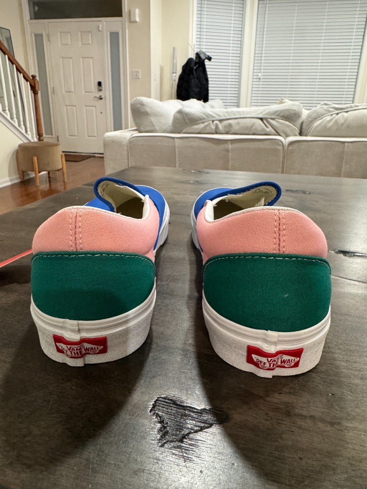 VANS Classic Slip-On ‘Retro Court’ Mutli (SKU VN0A33TB9EJ) Men size 7.5-13