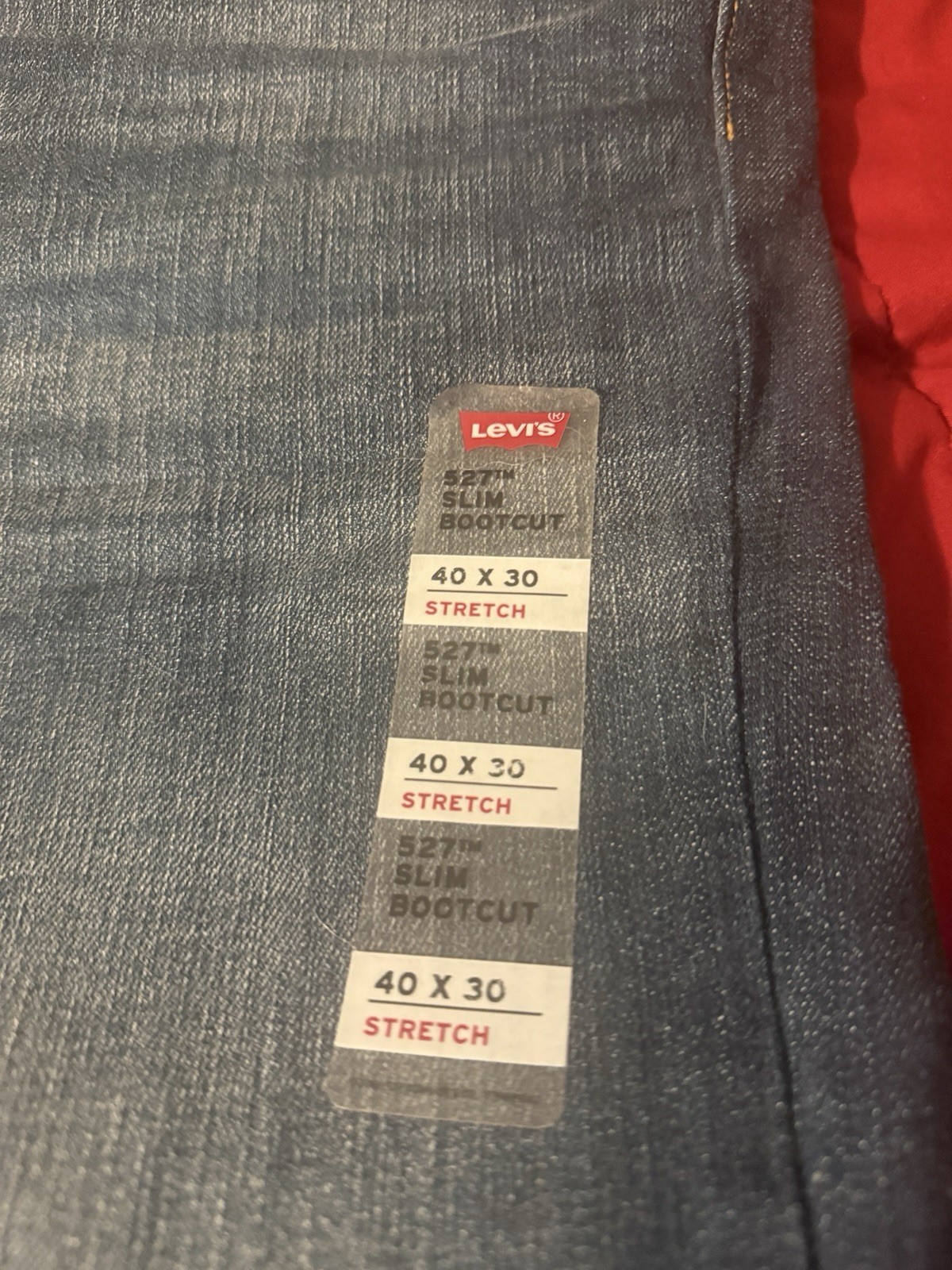 Levi’s Men’s Big & Tall Slim Bootcut Stretch Denim Jeans Dark Wash Blue