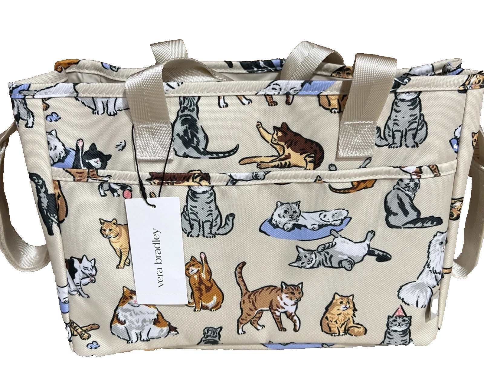 CATS Vera Bradley Lighten Up Everything Organizer A Cat’s Life New