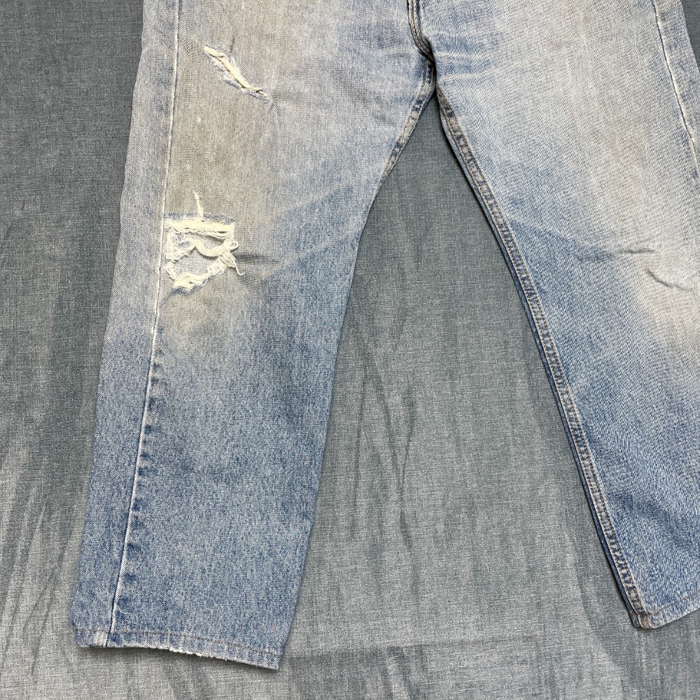 Levi’s Jeans Mens 34×29 Blue Denim Cotton Non Stretch 5 Pockets All Seasons