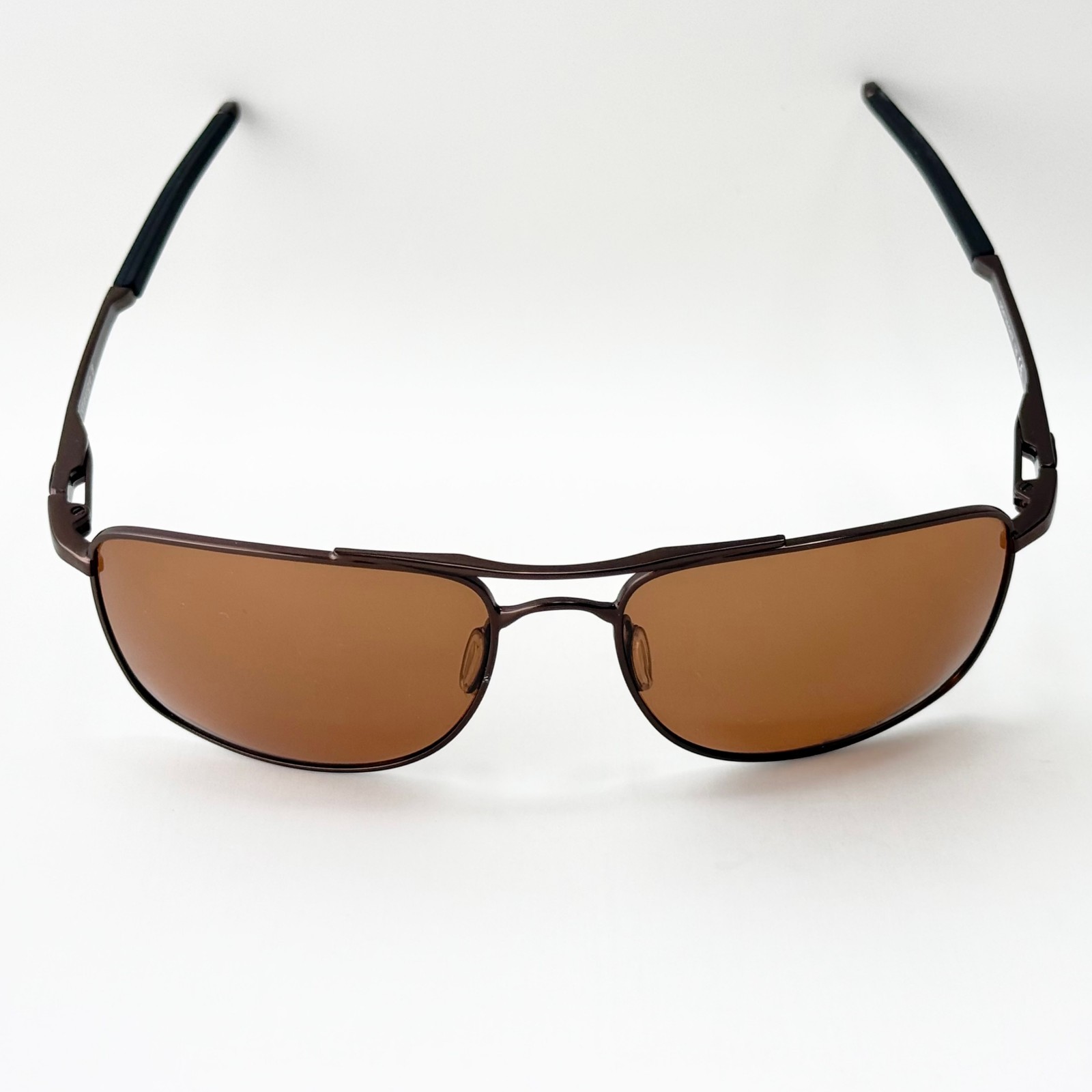 Oakley Gauge 8 OO4124 Polarized Sunglasses Brown Frame Brown Lens