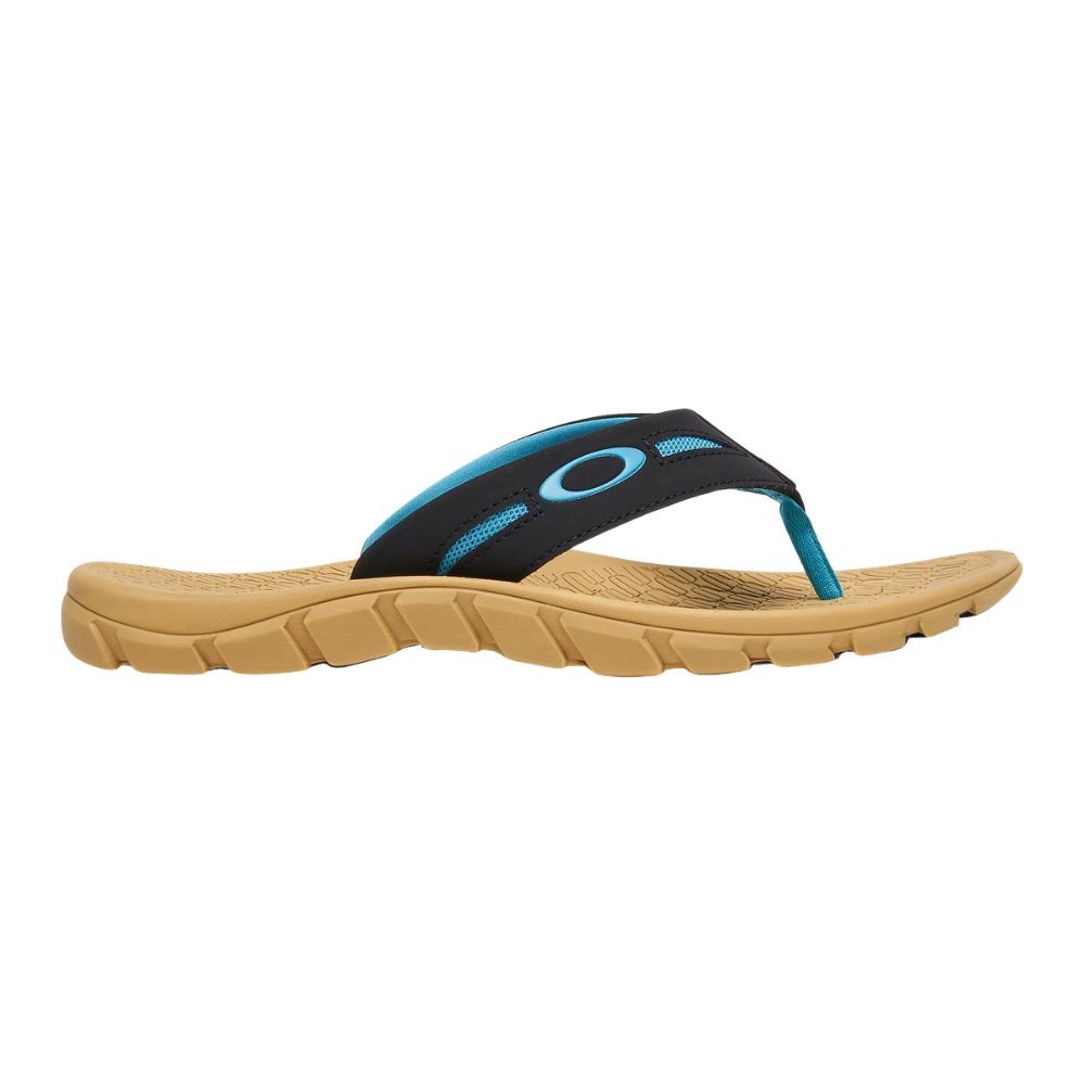 OAKLEY Mens Operative Sandal 2.0 Flip Flop – 13477-9N1 – Light Curry/Blackout
