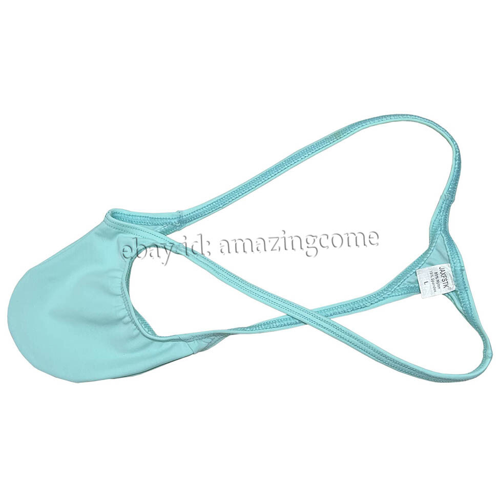 Men’s Spandex Micro Thong Underwear Contour Pouch G-string Tangas Bikini T-back