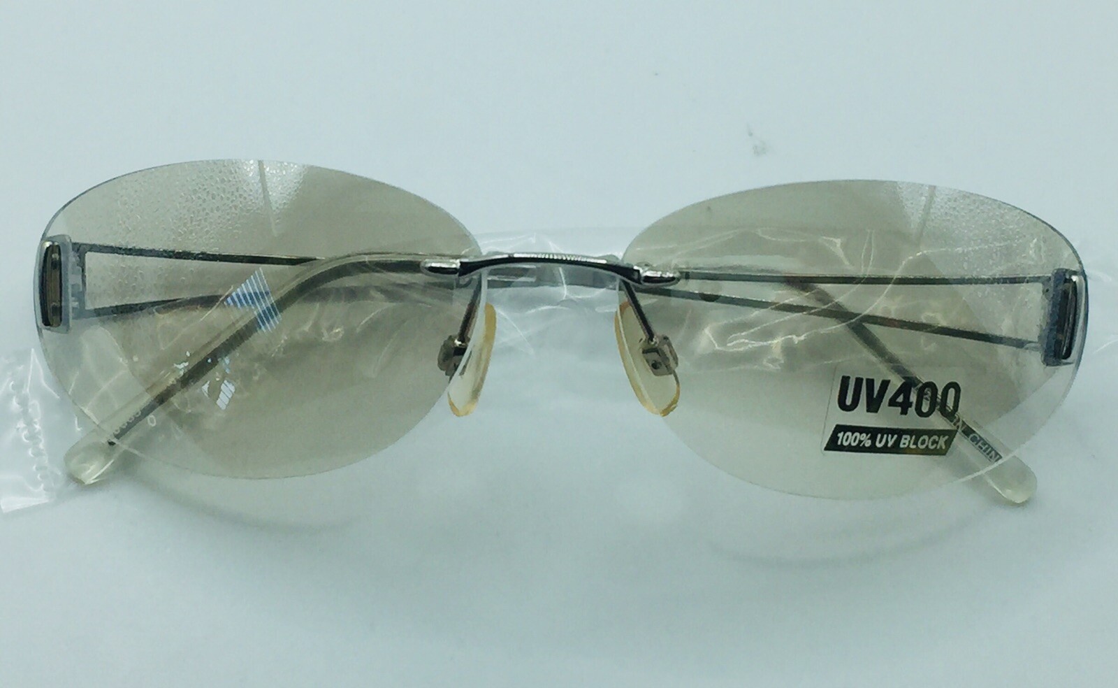 One SUNGLASSES UV400 100%UV Block Silver Metal Frame+Lens Different Color (M26)