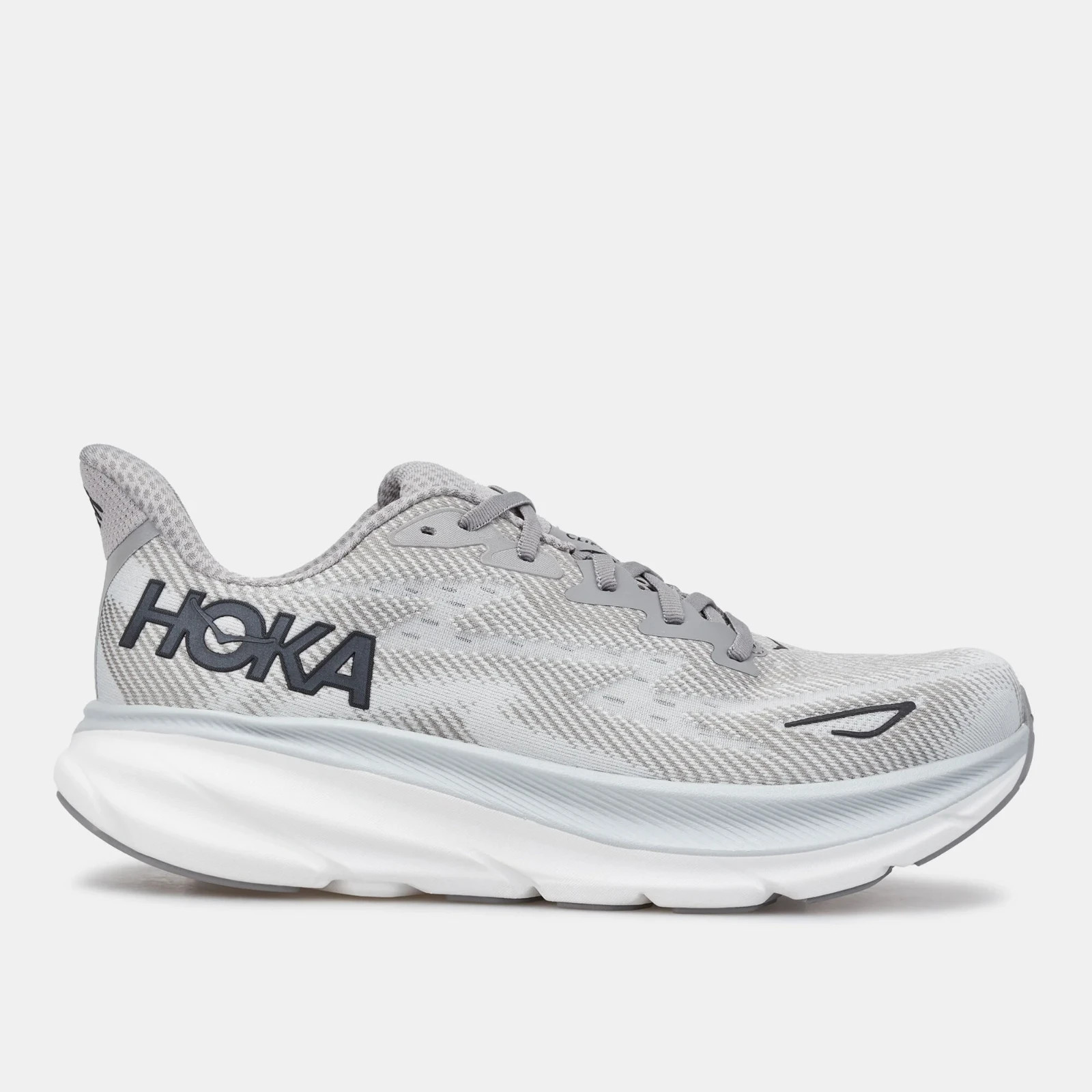 Hoka Clifton 9 Men Shoe Grey Sneaker US 10.5
