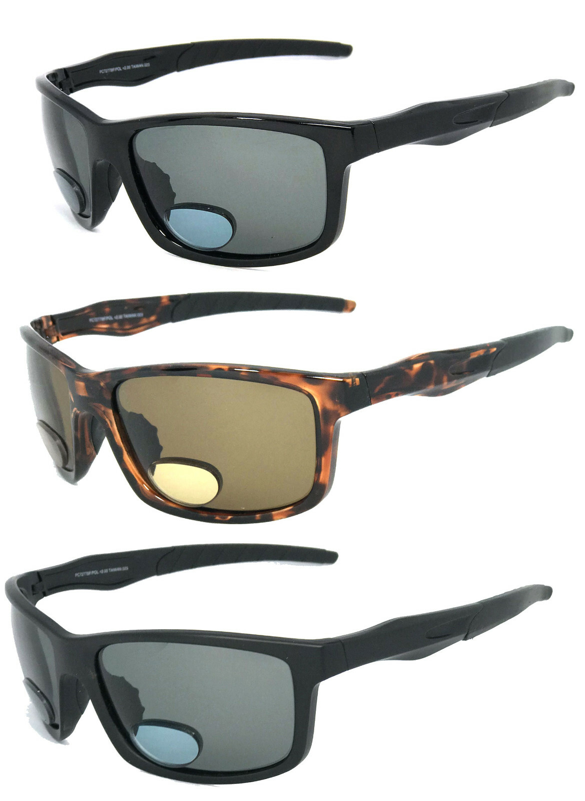 POLARIZED BIFOCAL READING SUN GLASSES BF216 UV400 +1.50, +2.00, +2.50, +3.00
