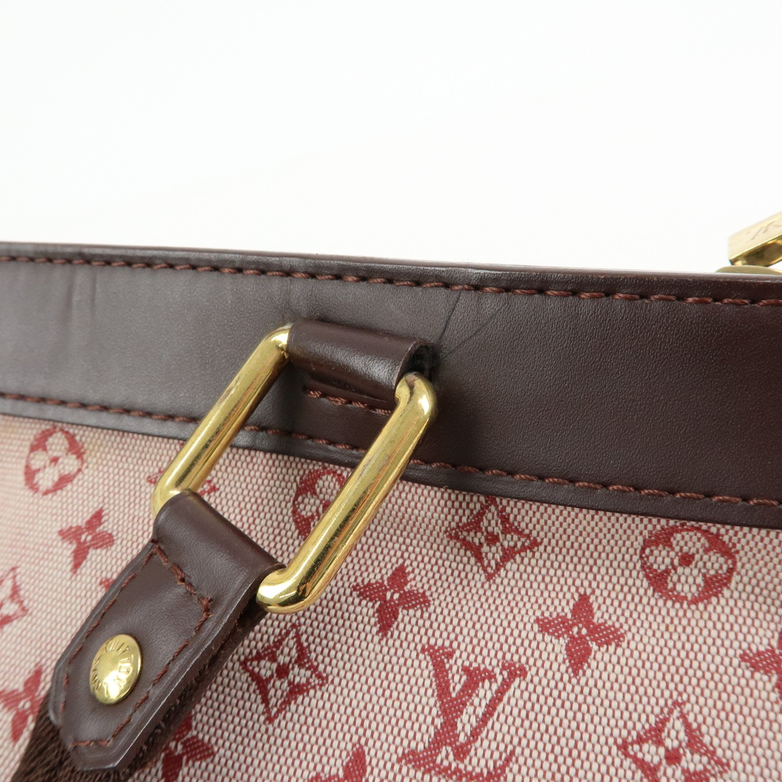 Louis Vuitton Monogram Mini Lucille PM Hand Bag Cerise M92678 Authentic Used F/S