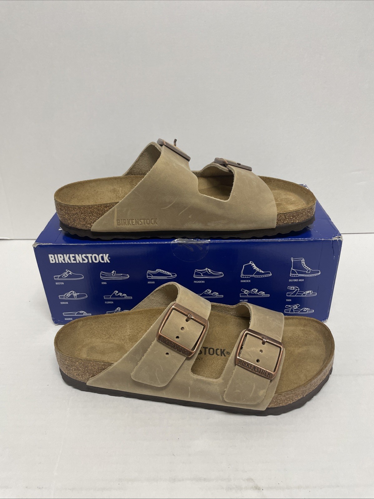 Birkenstock Arizona BS Tabacco Brown UNISEX Sandals/shoes W8/M6