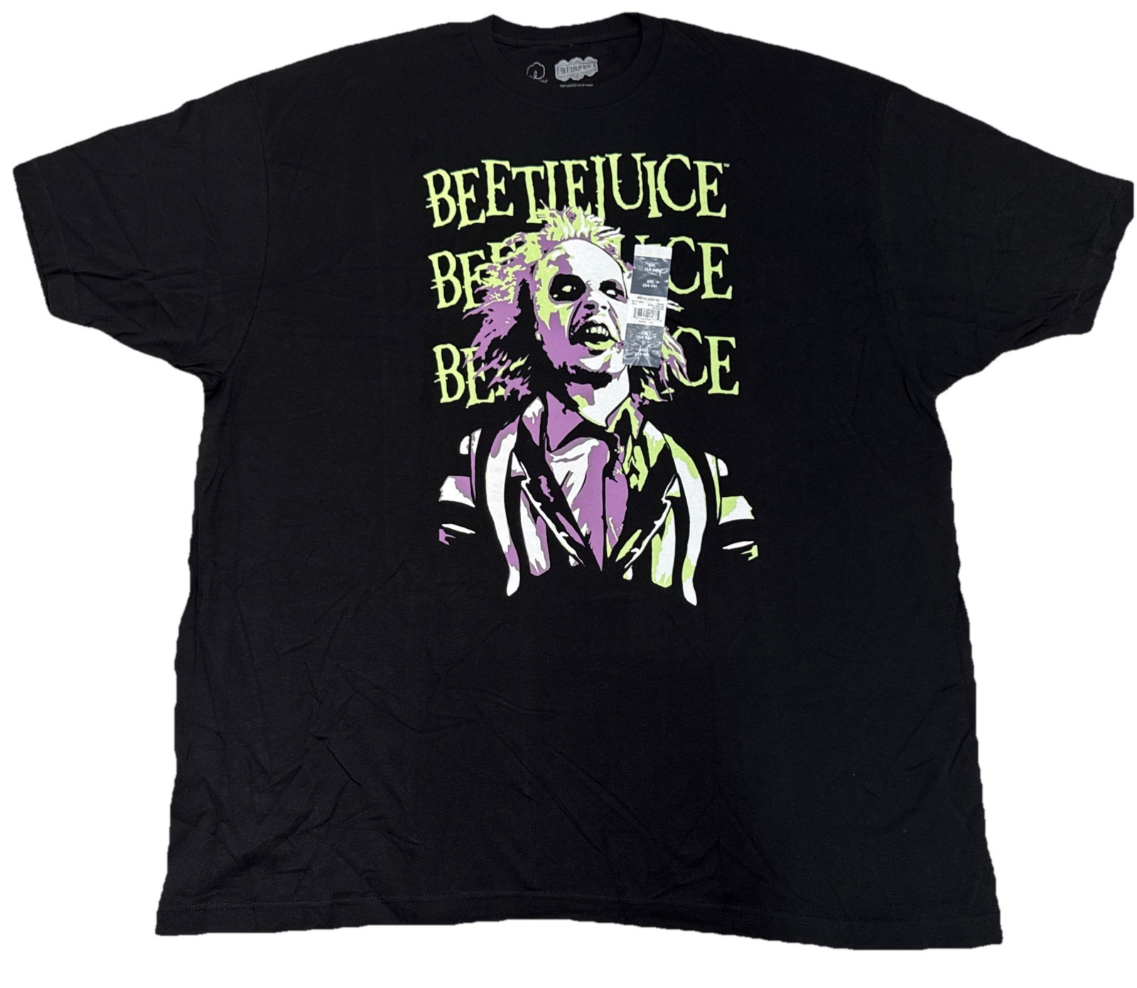 Beetlejuice Novelty T-Shirt Ghost With The Most 3XL XXXL Horror Movie New NWT