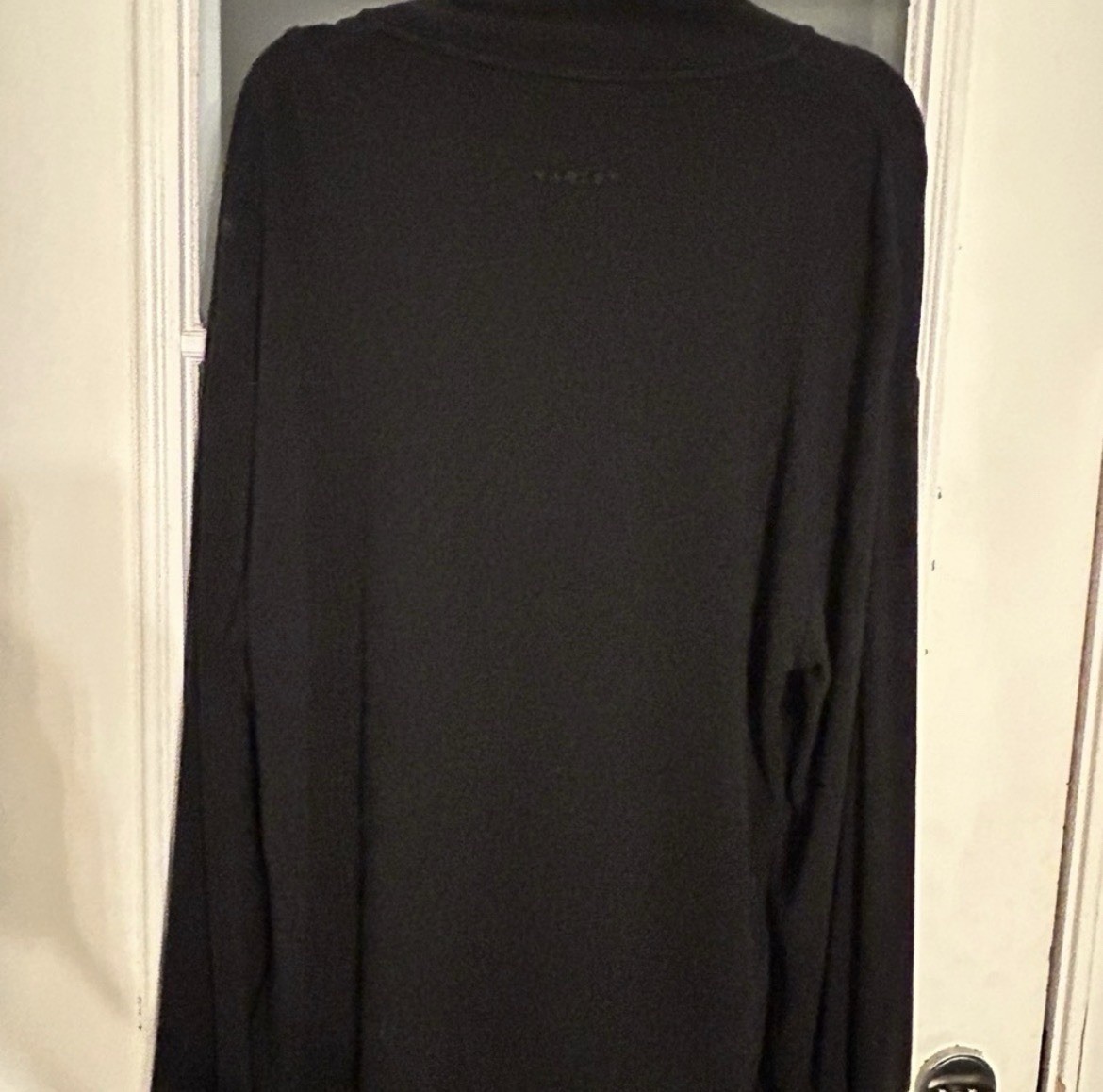 Varley Roeder Mid Layer Women’s Black 1/2 Zip Mock Neck Sweatshirt, sz L