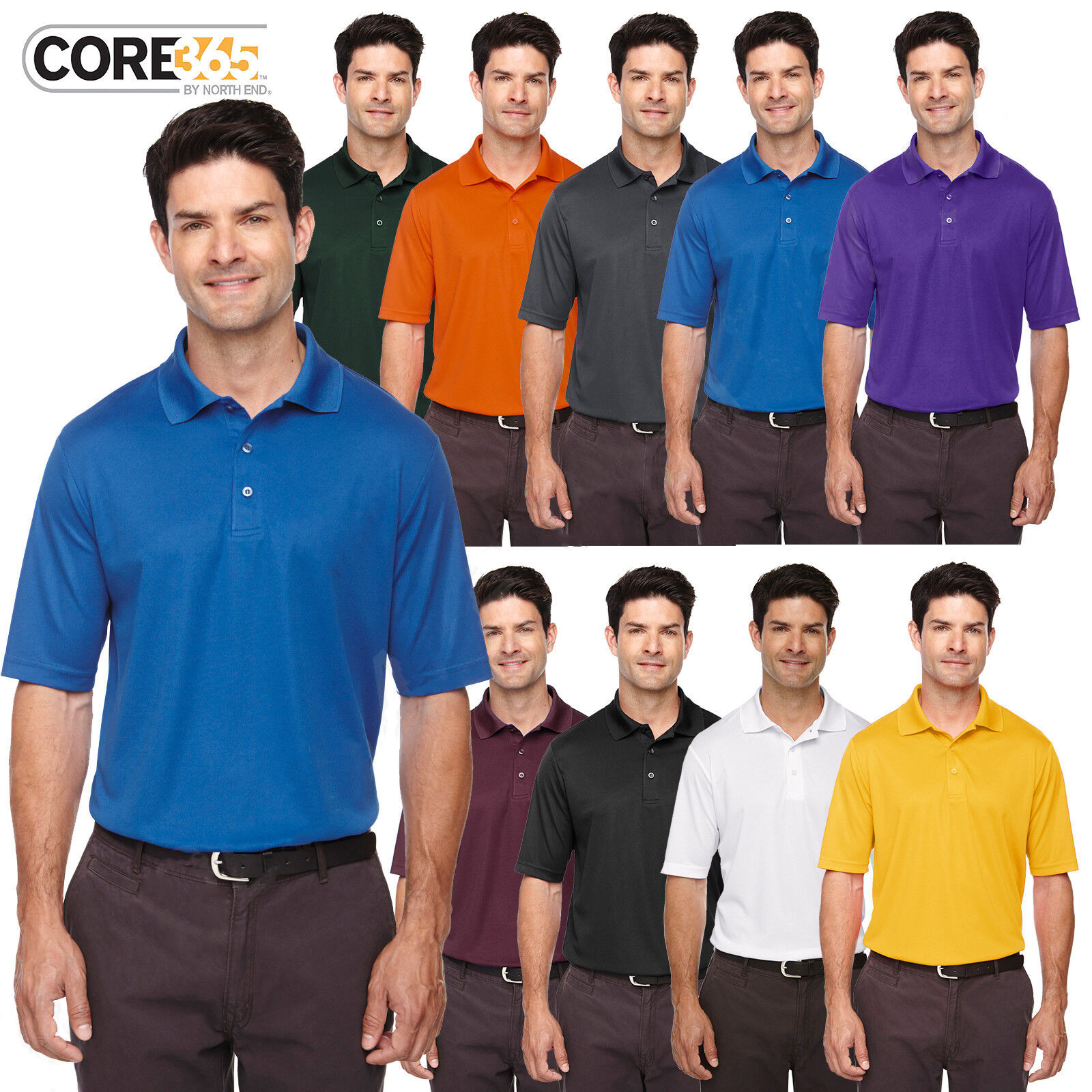 Ash City CORE365 88181 Men’s Origin Performance Piqu? Polo
