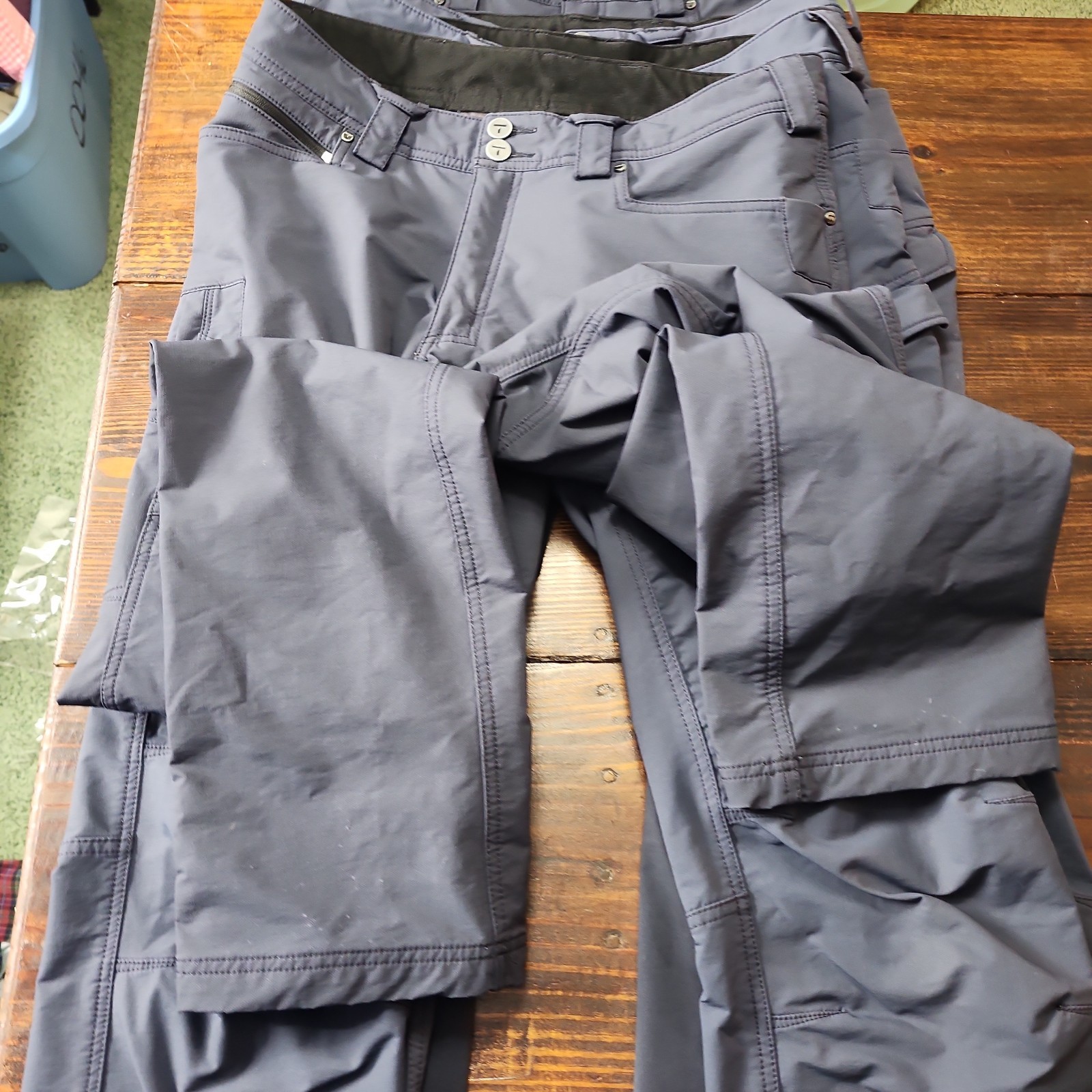 Truewerk T2 Werkpant Men’s 32×36 Blue gray Technical Work Utility Cargo Pants