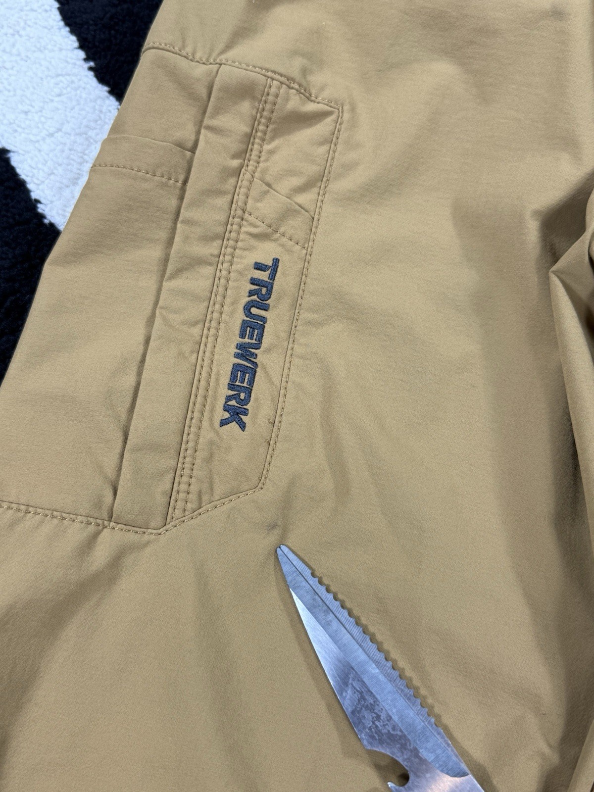 Truewerk Pants Mens 34×32 T2 Werkpant Brown Cargo Utility Pockets Workwear
