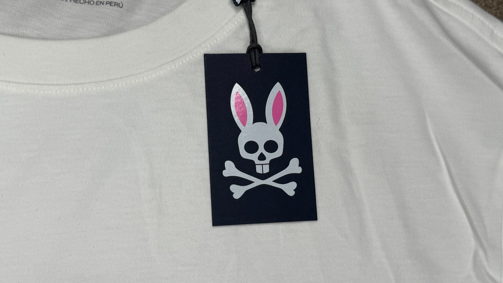 Psycho Bunny Men’s Short Sleeve Dammes Graphic T-Shirt Size 2XL